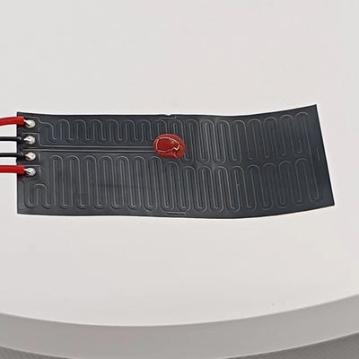 黄色く黒い色の注文の電気Polyimideの暖房のフィルム